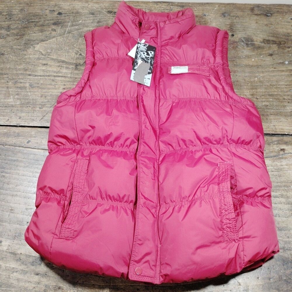 Robert Phillipe Men's XL Puffer Vest Red NWT Pockets